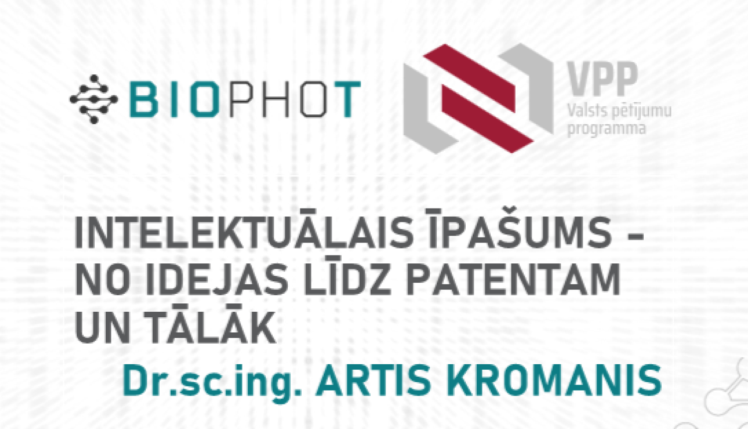 VPP BIOPHOT semināri par mākslīgo intelektu