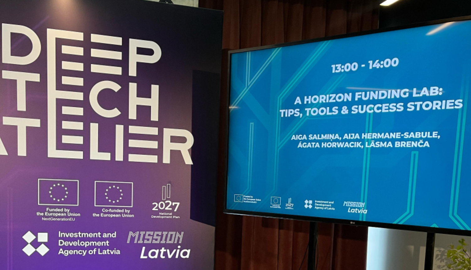 NKP Funding Lab #DeepTech2025 konferencē