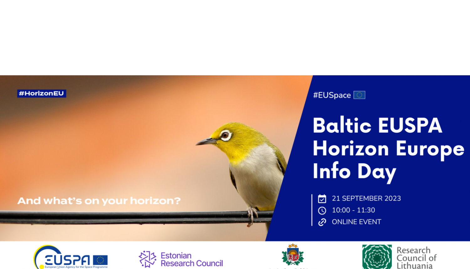Baltic EUSPA Horizon Europa Info Day