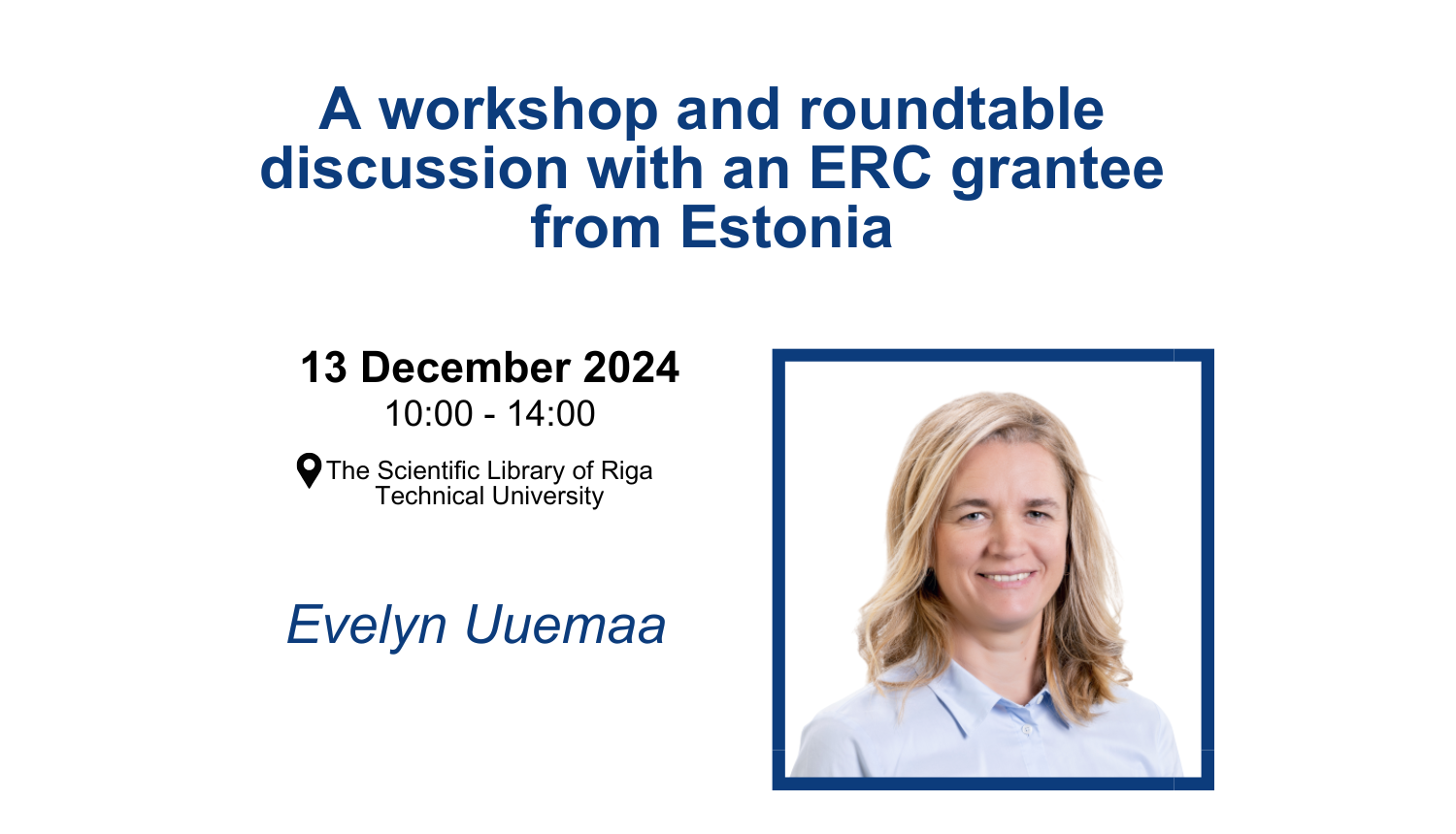 Pasākums Eiropas Pētniecības padomes grantu pieteicējiem 