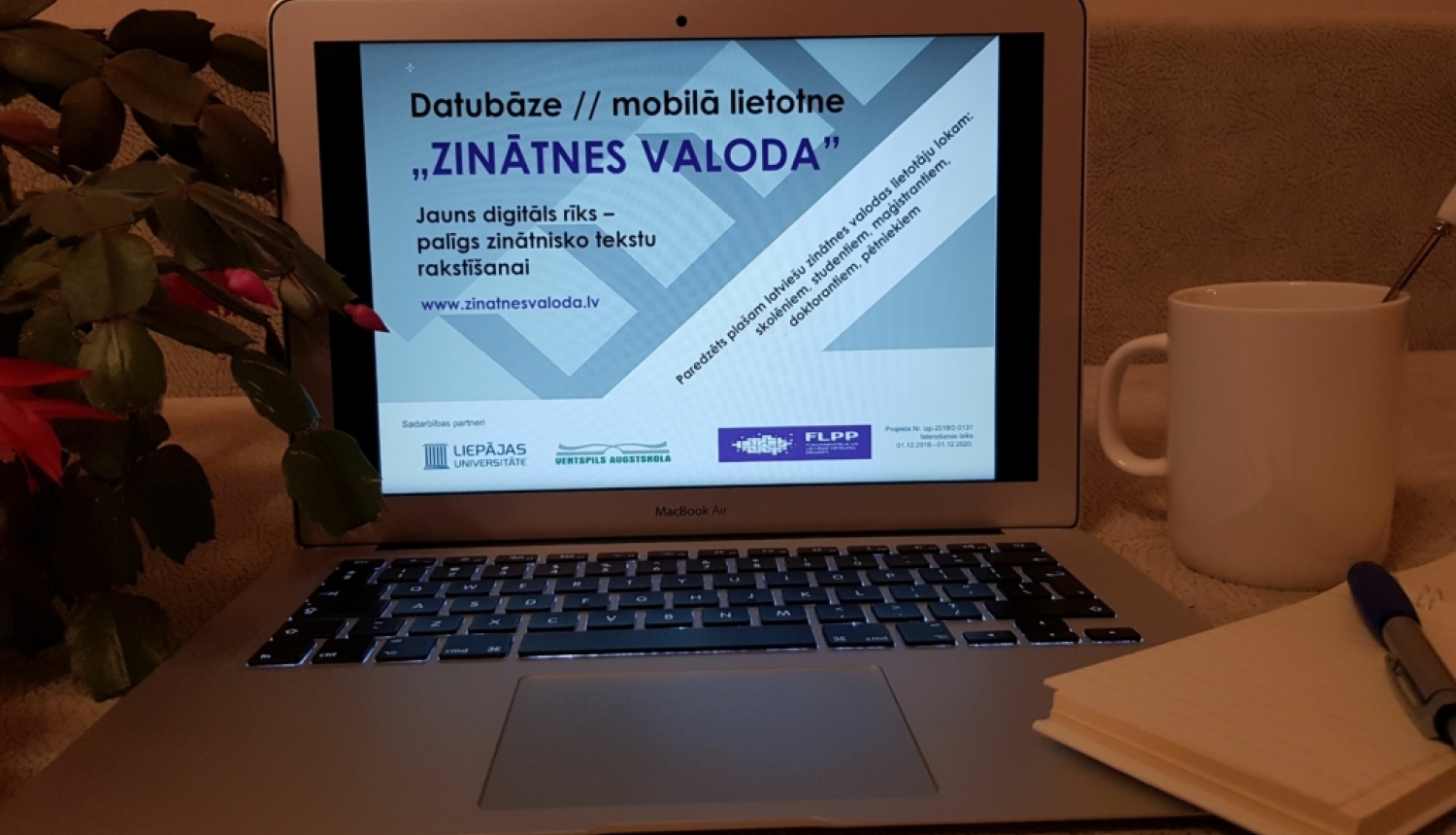 Lietotājiem pieejama digitālā datubāze „Zinātnes valoda”