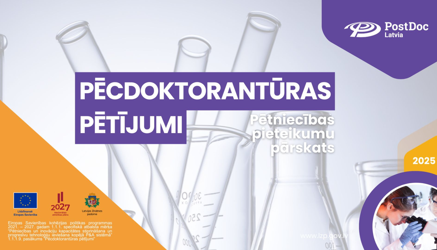 Pēcdoktorantūras pētījumu pētniecības pieteikumu pārskats