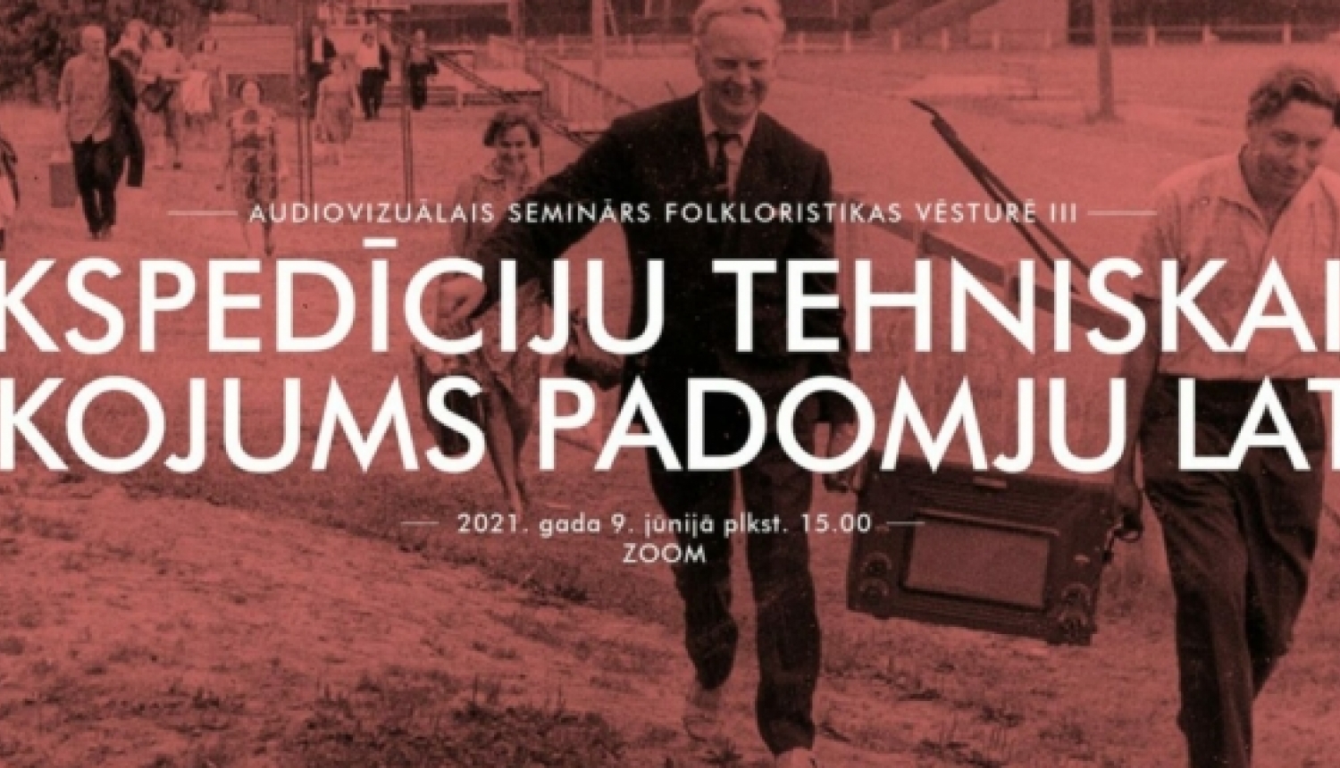 9. jūnijā notiks seminārs “Ekspedīciju tehniskais aprīkojums Padomju Latvijā”